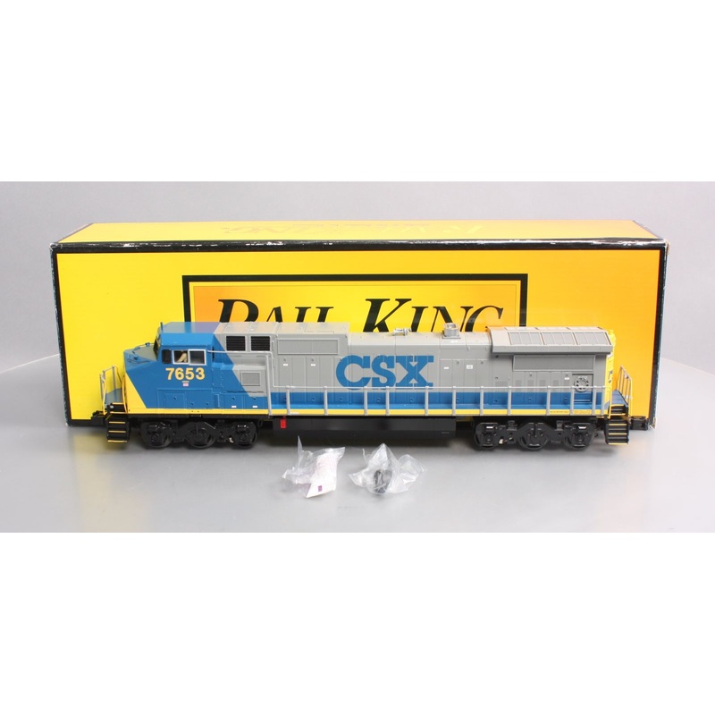 MTH 30-20558-1 O Gauge CSX Dash-8 Diesel Engine w/PS3 #7653 LN/Box