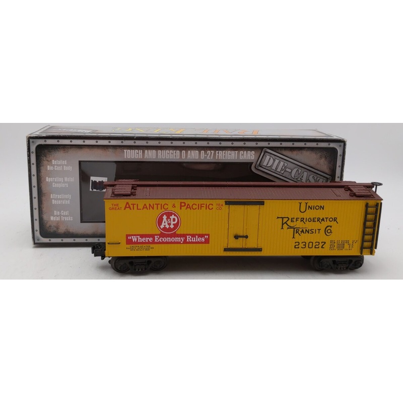 MTH 30-8606 Atlantic & Pacific Die-Cast Reefer Car LN/Box