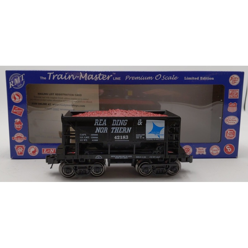 RMT 96712 O Gauge Reading Blue Mountain & Northern Ore Car #42183 LN/Box