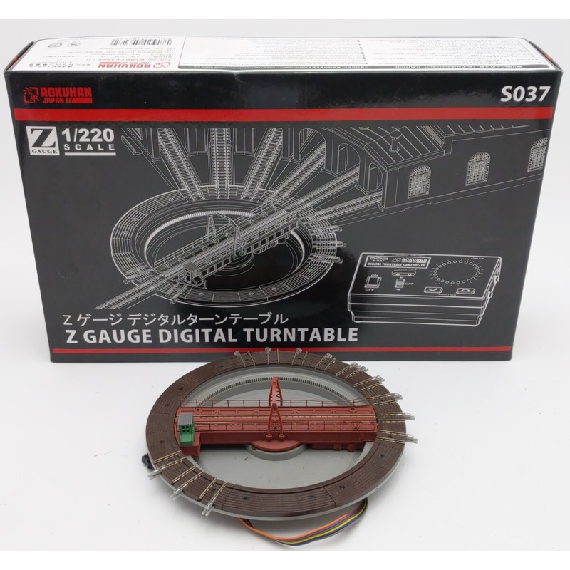 Rokuhan S037 Z Gauge 1/220 Scale Digital Turntable VG/Box