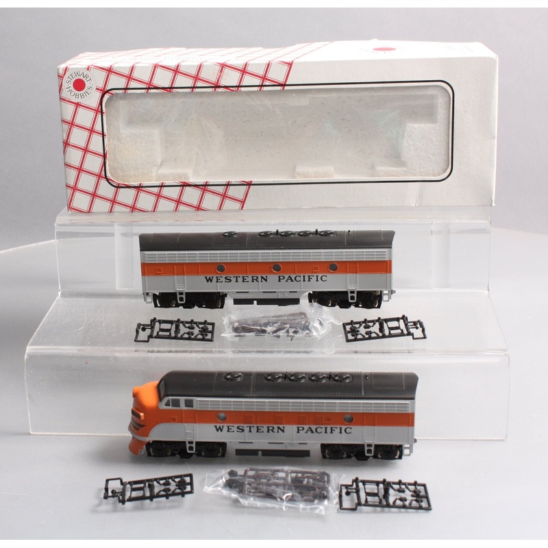 Stewart 5621 HO Western Pacific F7 A/B Phase I Early Diesel Locomotive Set LN/Box