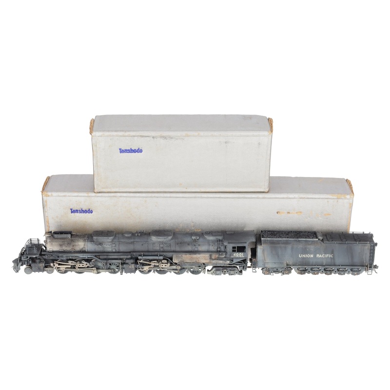 Tenshodo 126 HO BRASS UP 4-8-8-4 Big Boy Steam Locomotive & Tender EX/Box