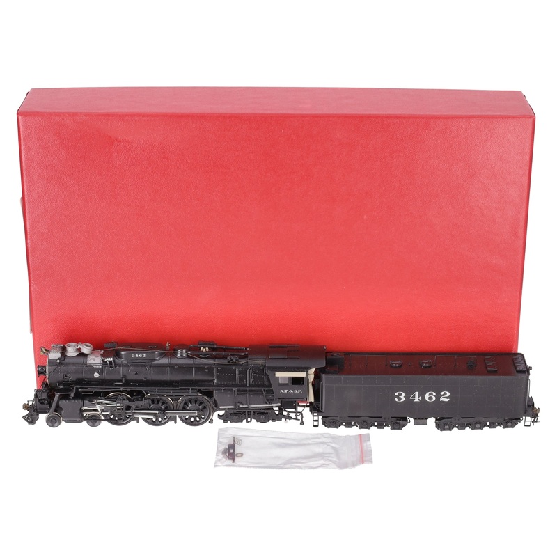 Westside Model Co. HO Brass Big 3 Santa Fe 4-6-4 Steam Loco #3462 – Custom Paint LN