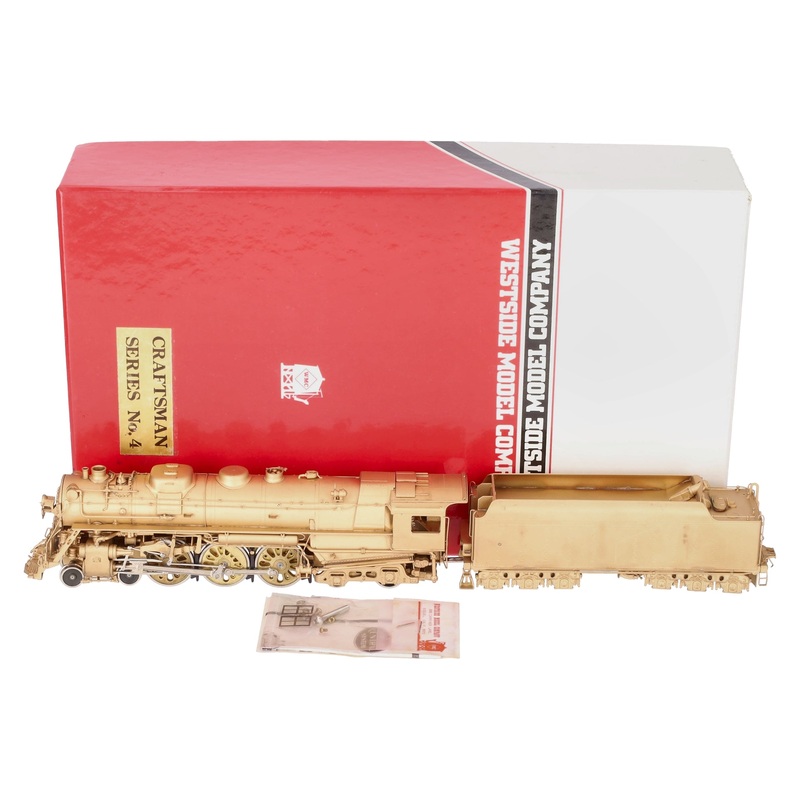 Westside Model Co. HO BRASS NYC 4-6-4 J-3a Steam Loco & Tender -Unpainted EX/Box