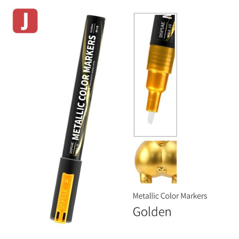 Dspiae MKA-10 Golden Super Metallic Color Marker