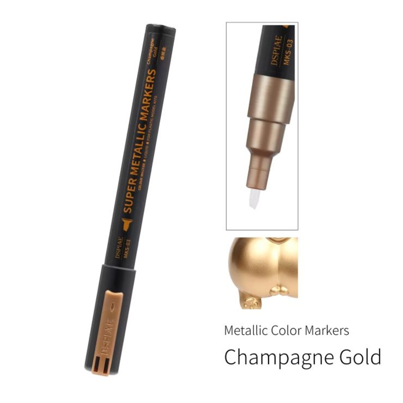 Dspiae MKS-03 Champagne Gold Super Metallic Color Marker
