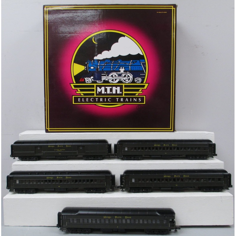 MTH 20-4034 O Nickel Plate Road 70′ Madison Passenger Car Set (Set of 5) EX/Box