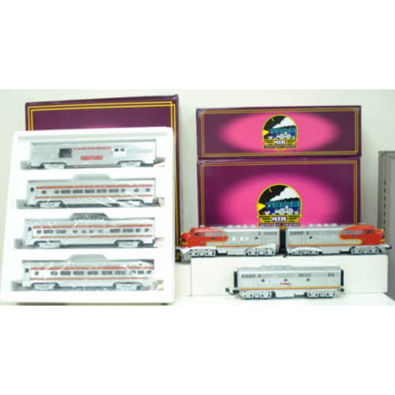 MTH 30-2153-1 Santa Fe El Capitan Diesal Locomotive Train Set with Proto-Sound LN/Box
