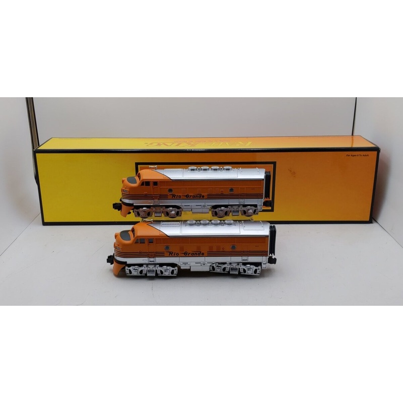 MTH 30-2184-0 Denver Rio Grande F-3 AA Diesel Engine Set w/Horn EX/Box