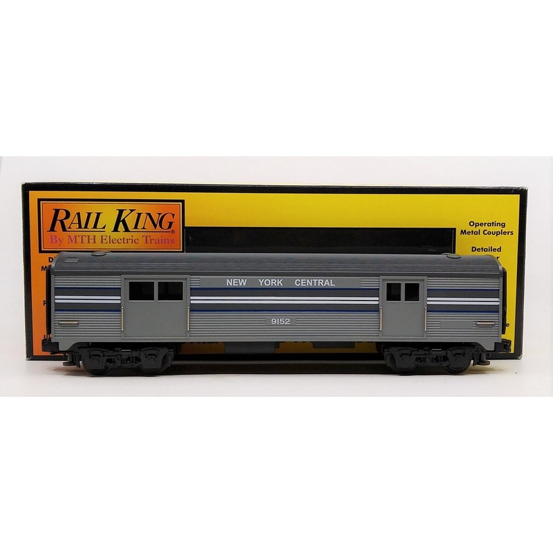 MTH 30-6020 New York Central Streamlined Baggage Car #9152 LN/Box