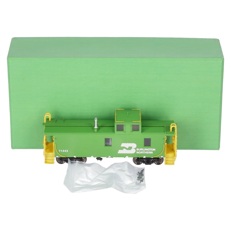 Overland 3944.2 HO Scale BRASS Burlington Northern Steel Caboose #11443 LN/Box