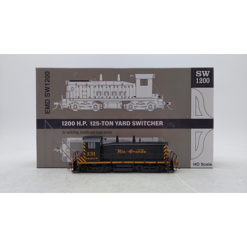 Rapido Trains 027019 HO D&RGW EMD SW1200 Diesel Locomotive #131 EX/Box