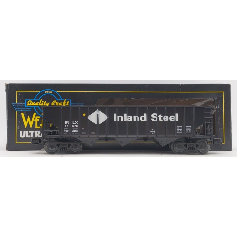 Weaver 11678 O Scale Inland Steel 3-Bay Coal Hopper (3-Rail) LN/Box