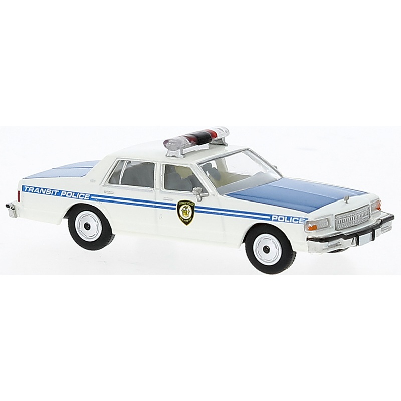 Brekina Automodelle 19710 HO NYPD Transit Police 1987 Chevrolet Caprice Sedan