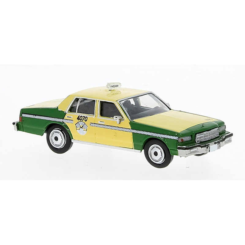 Brekina Automodelle 19712 HO Assembled Chicago Cab 1987 Chevrolet Caprice Sedan