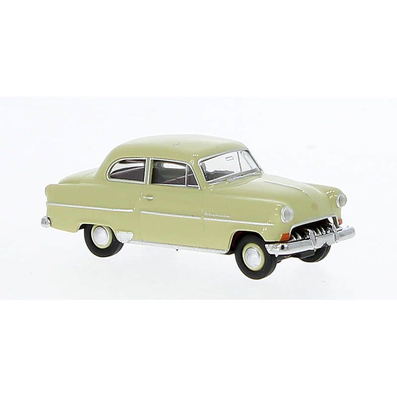 Brekina Automodelle 20239 HO Assembled Beige 1953-1954 Opel Olympia Sedan