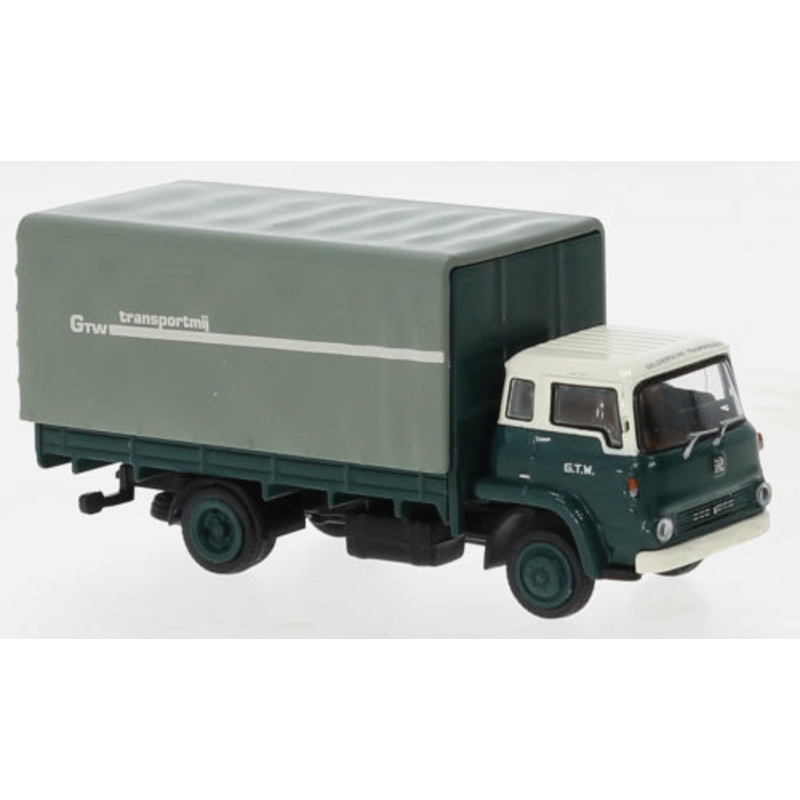 Brekina Automodelle 35906 HO Robotron 1960 Bedford Low-Side Truck w/Canvas Cover