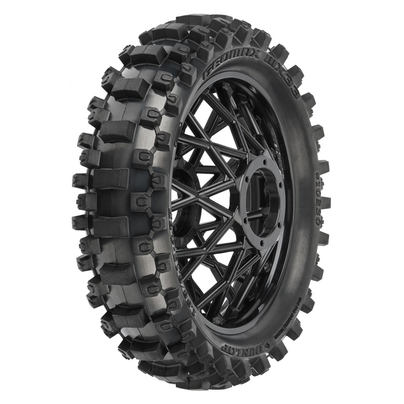 Pro-Line Racing 1023010 1:4 Promoto-MX Dunlop Geomax MX33 CR4 Rear Tire