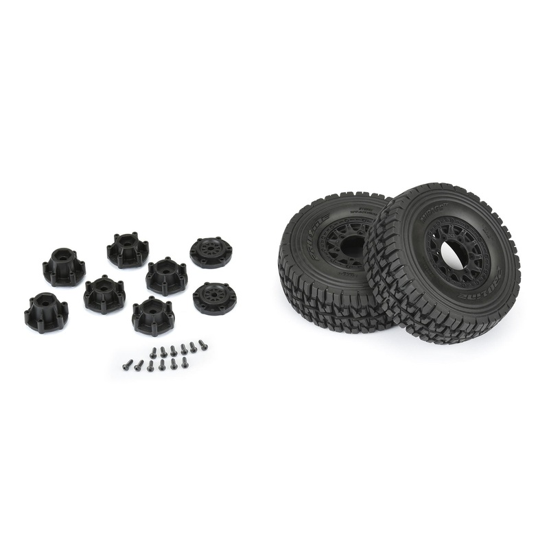 Pro-Line Racing 1024811 1:4 Mirage TT F/R 2.2/3.0 12mm & 14mm Raid Wheels