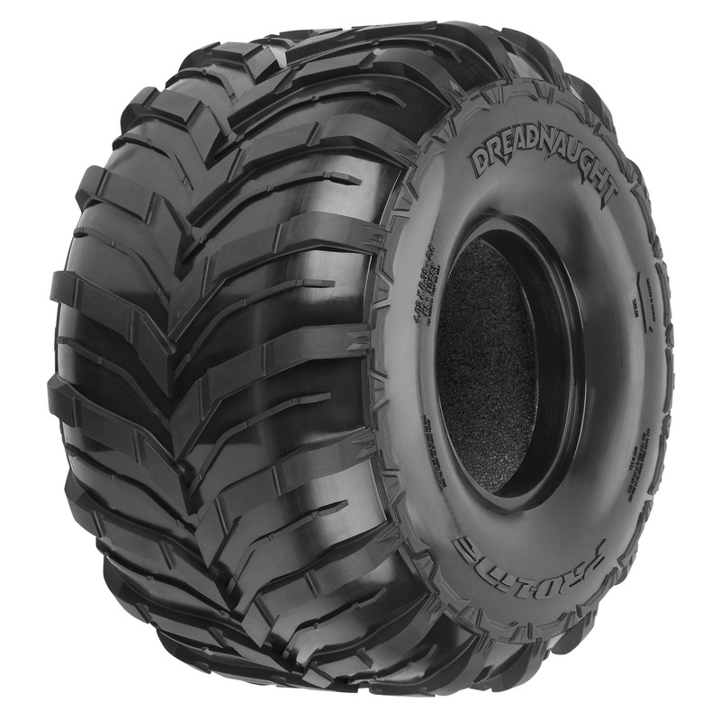 Pro-Line Racing 1026300 1:10 LMT 2.0 Dreadnaught F/R 2.6 MT Tires (Pack of 2)
