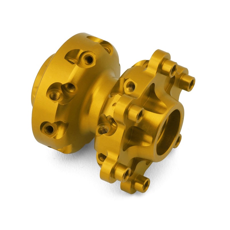 Pro-Line Racing 283604 1:4 Gold Promoto-MX Pro-Spec Aluminum Front Hub