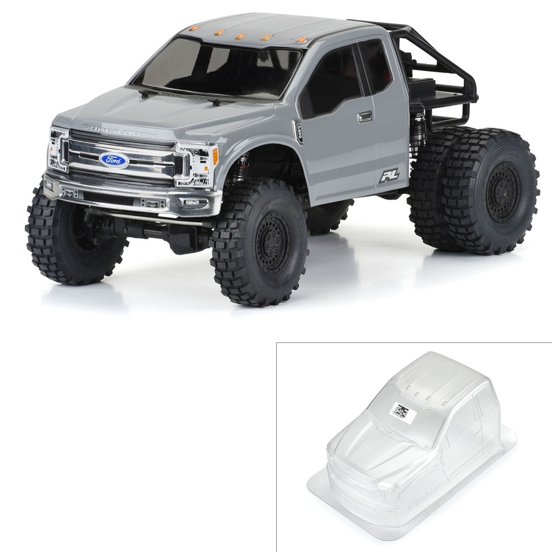 Pro-Line Racing 361900 1:10 2017 Ford F-250 Super Duty Cab-Only Clear Body