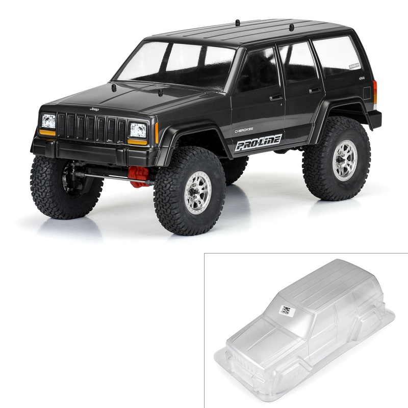 Pro-Line Racing 363500 1:10 12.3 Wheelbase Crawlers Jeep Cherokee Clear Body