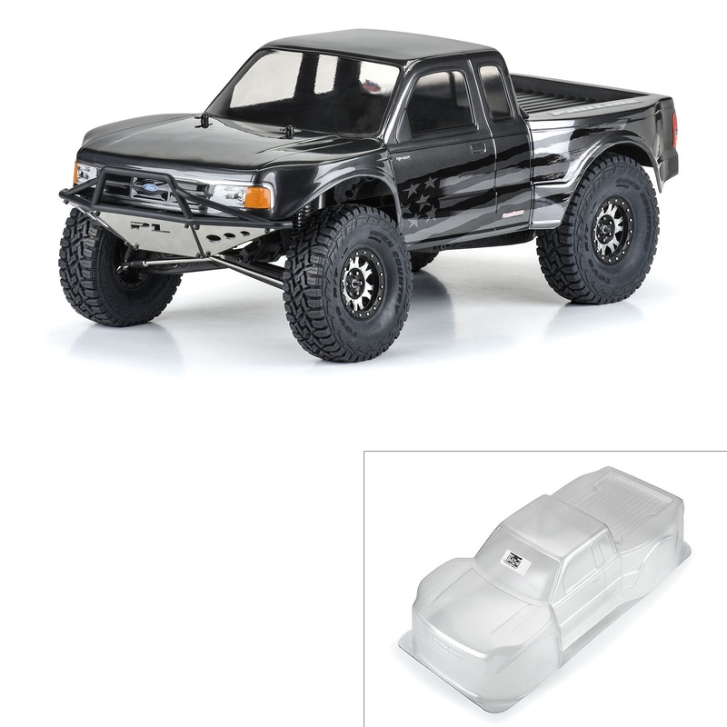 Pro-Line Racing 364000 1:10 12.3 WB Crawler 1993 Ford Ranger Clear Body