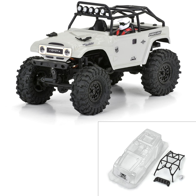 Pro-Line Racing 366300 1:24 SCX24 1979 Toyota Land Cruiser FJ40 Clear Body