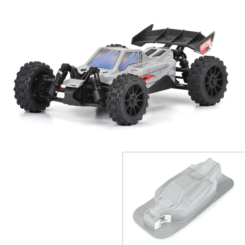 Pro-Line Racing 367114 1:14 Typhon GROM Axis Tough-Color Gray Body