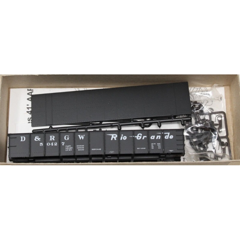 Accurail 3701 HO D&RGW AAR 41′ Steel Gondola #50427 Kit