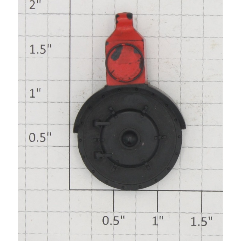 American Flyer 21088-1 Franklin Plastic Black Boiler Front with Red Headlight