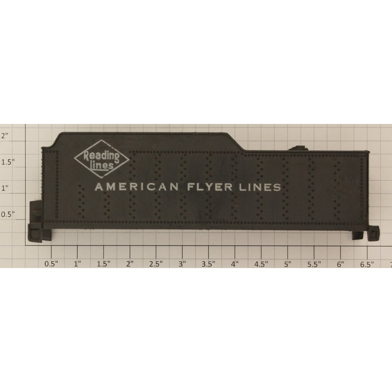 American Flyer XA9461 AF Reading Lines Plastic Tender Shell