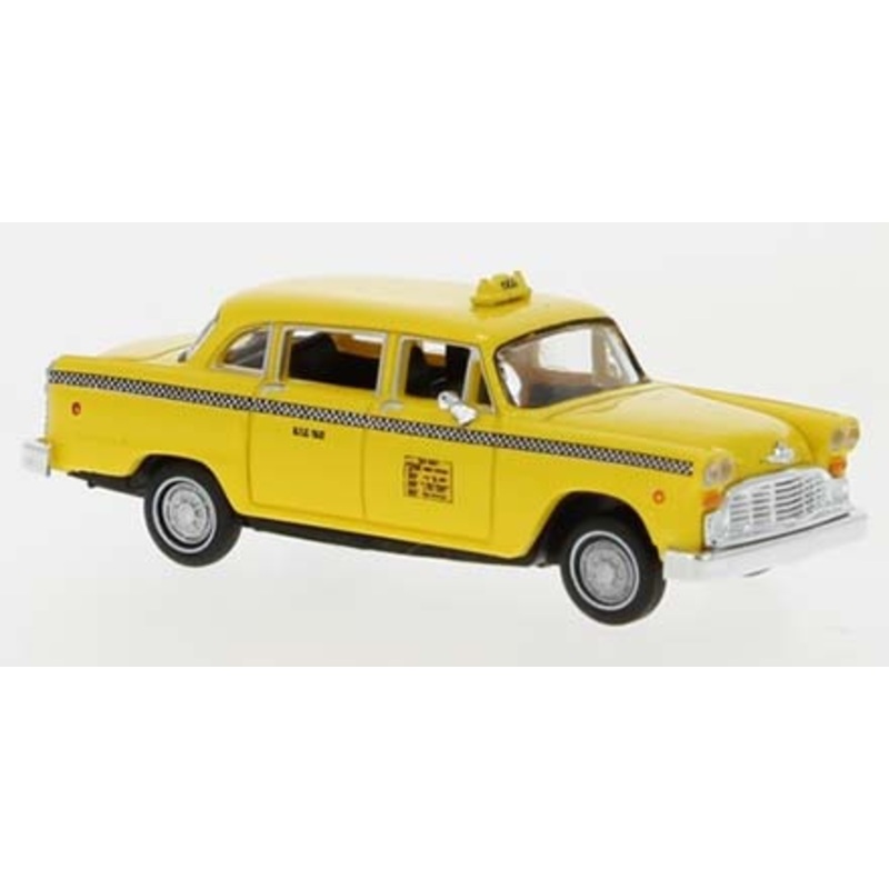 Brekina Automodelle 58920 HO NYC Version 1 1950s-1982 Checker Taxi Cab
