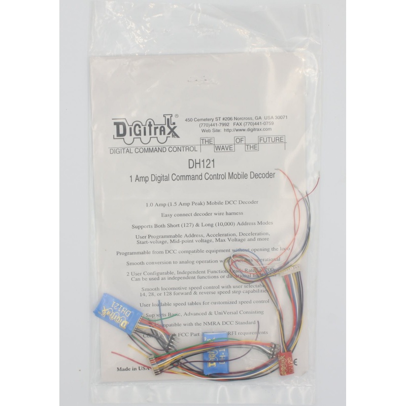 Digitrax DH121X 1 Amp Digital Command Control Mobile Decoder in Package