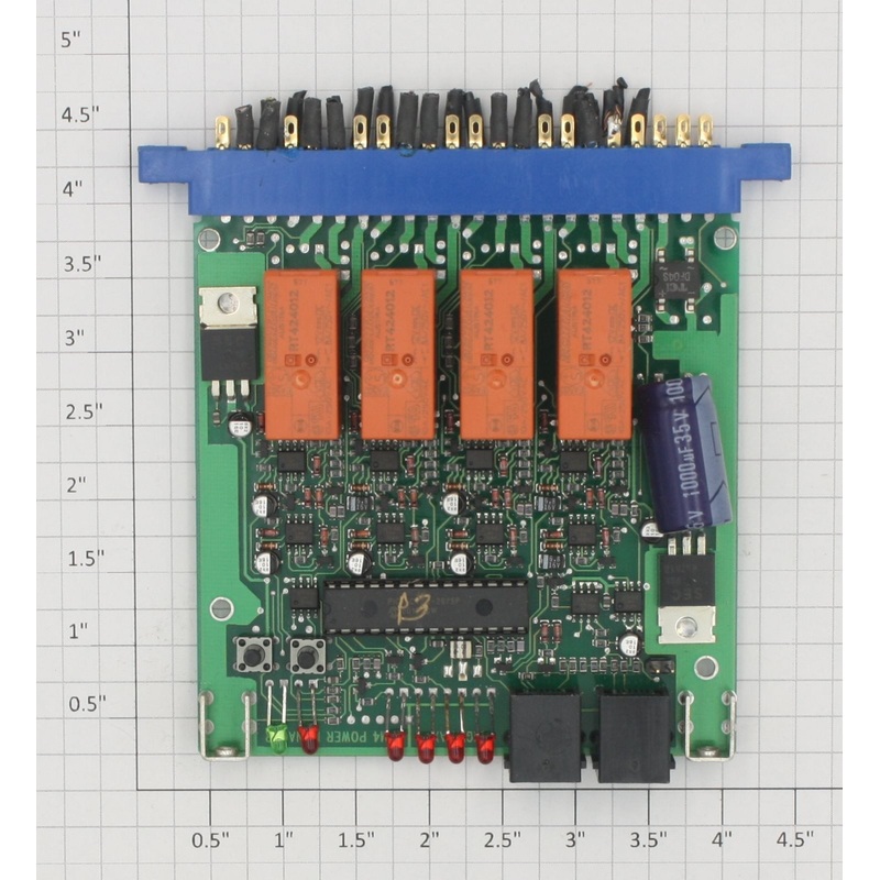 Digitrax PM4 Power Manager PCB Circuit Board with Instructions