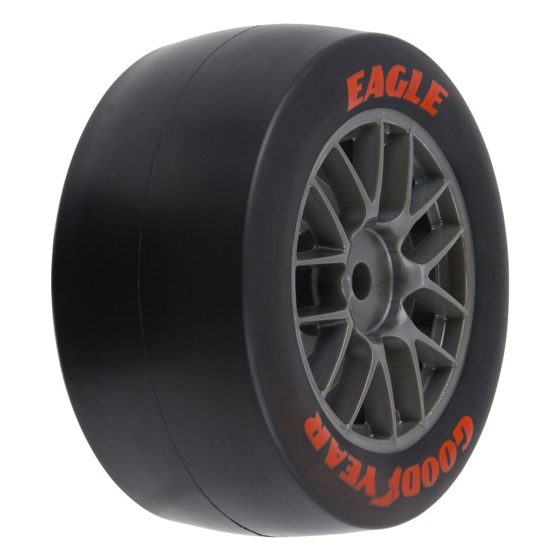 Pro-Line Racing 1030410 1:12 Losi NASCAR Goodyear Eagle Option Tire F/R Wheels