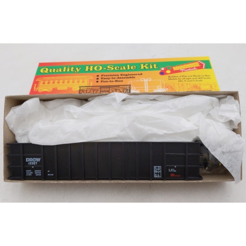 Roundhouse 7843 HO Scale Black Thrall Coal-Gons D&RGW #13307 Kit