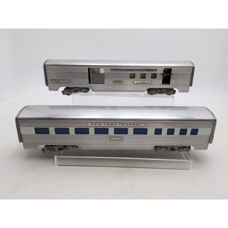AMT Vintage O Aluminum Passenger Cars [2] VG