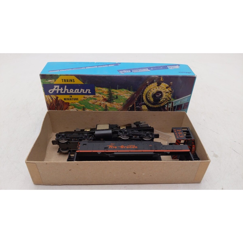 Athearn 3932 HO Rio Grande SW 1000 Powered Diesel Locomotive #143 EX/Box