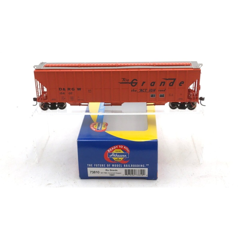 Athearn 73810 HO Scale Denver & Rio Grande Western 4700 Covered Hopper #15607 NIB