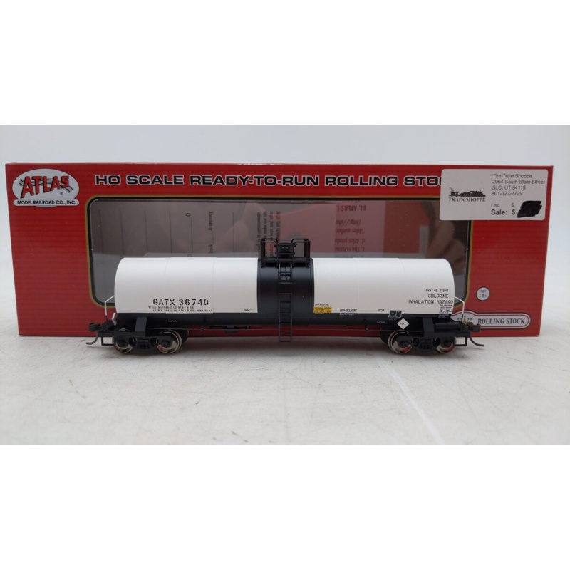 Atlas 20005623 HO GATX ACF 17,360 Gallon Tank Car #36740 EX/Box