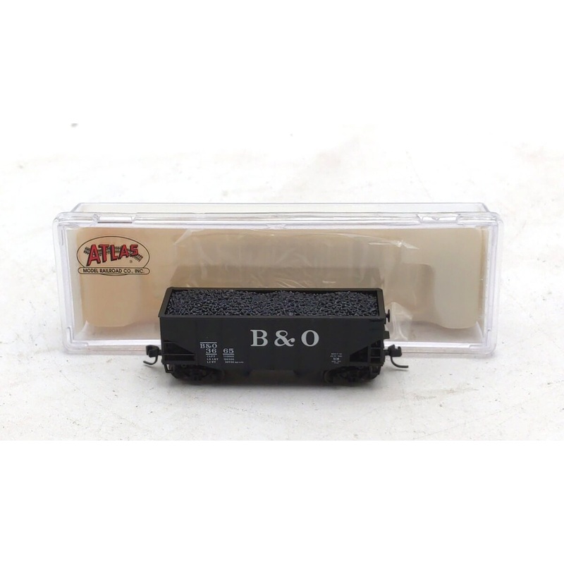 Atlas 41142 N Scale Baltimore & Ohio 55 Ton Fishbelly #3665 NIB
