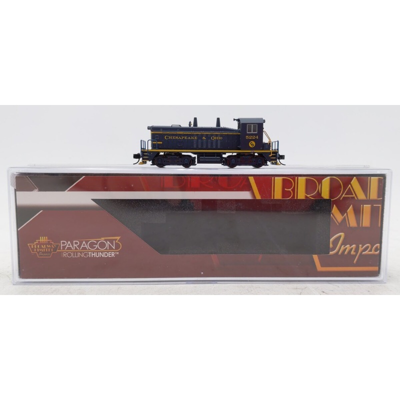 Broadway Limited 3878 N Chesapeake & Ohio EMD SW7 Diesel Loco Sound/DCC #5224 EX/Box