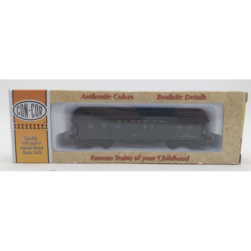 Con-Cor 0001-000326 HO Scale ATSF Baggage Car #271 LN/Box