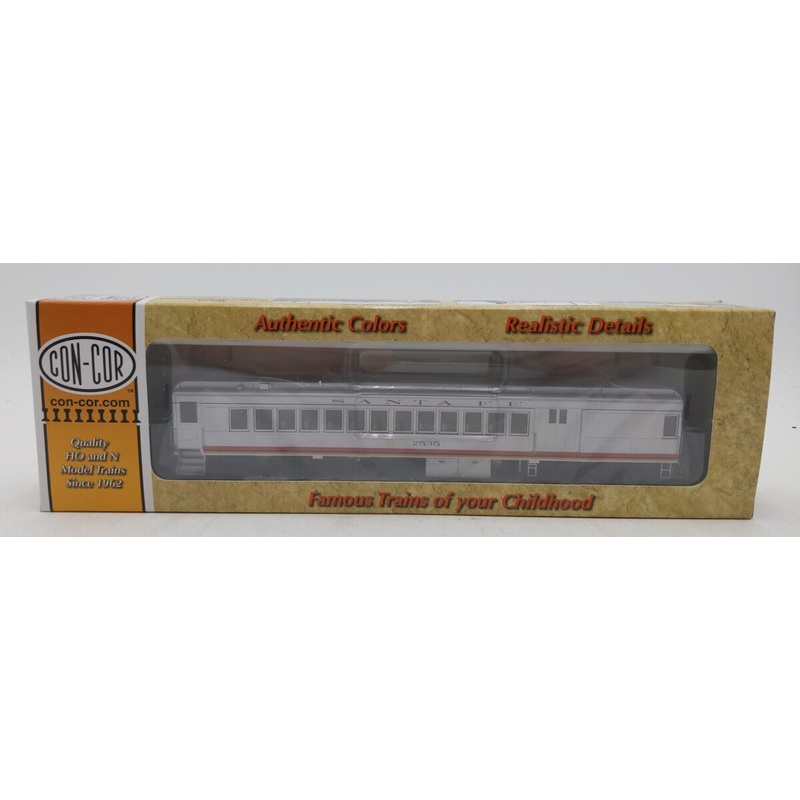 Con-Cor 0001-094377 HO Scale ATSF Valley Flyer Combine Passenger Car #2535 LN/Box