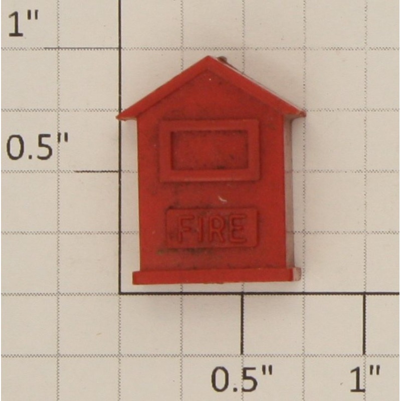 K-Line RA-31 Red Plastic Fire Department Mailbox