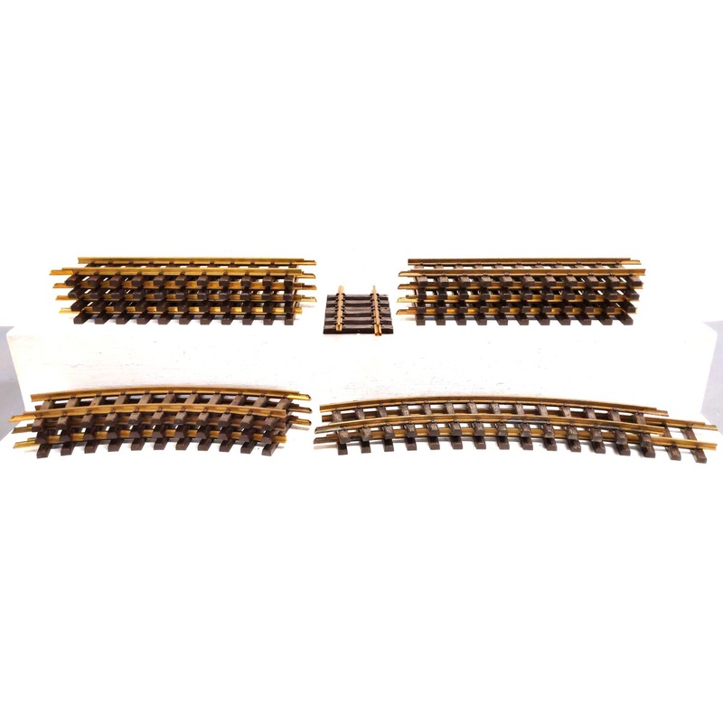 LGB G Scale Assorted Straight [9] & Curved [5] Track Sections VG