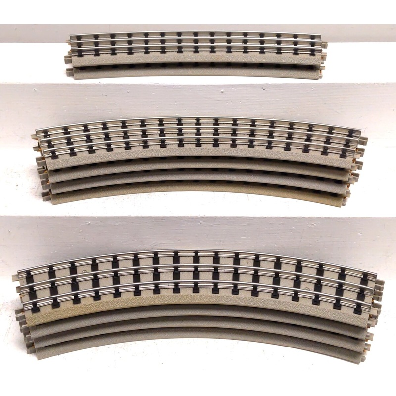MTH Std Gauge Assorted Lionel Tinplate Traditions Curved Track Sections [10] EX