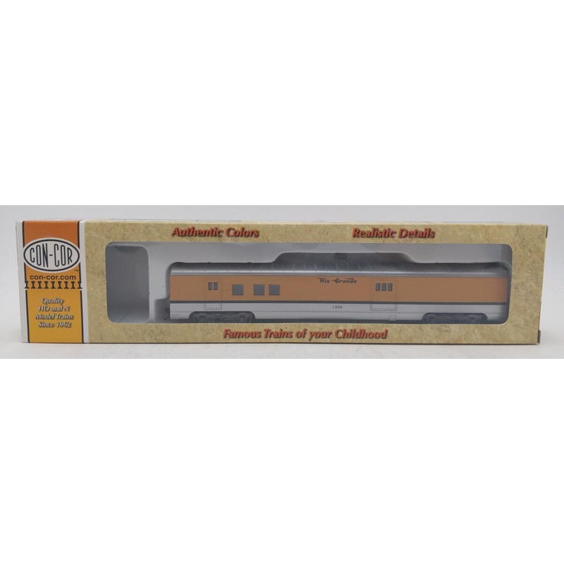 Con-Cor 0001-90020A HO Scale DRGW 72′ Passenger Car #1200 LN/Box